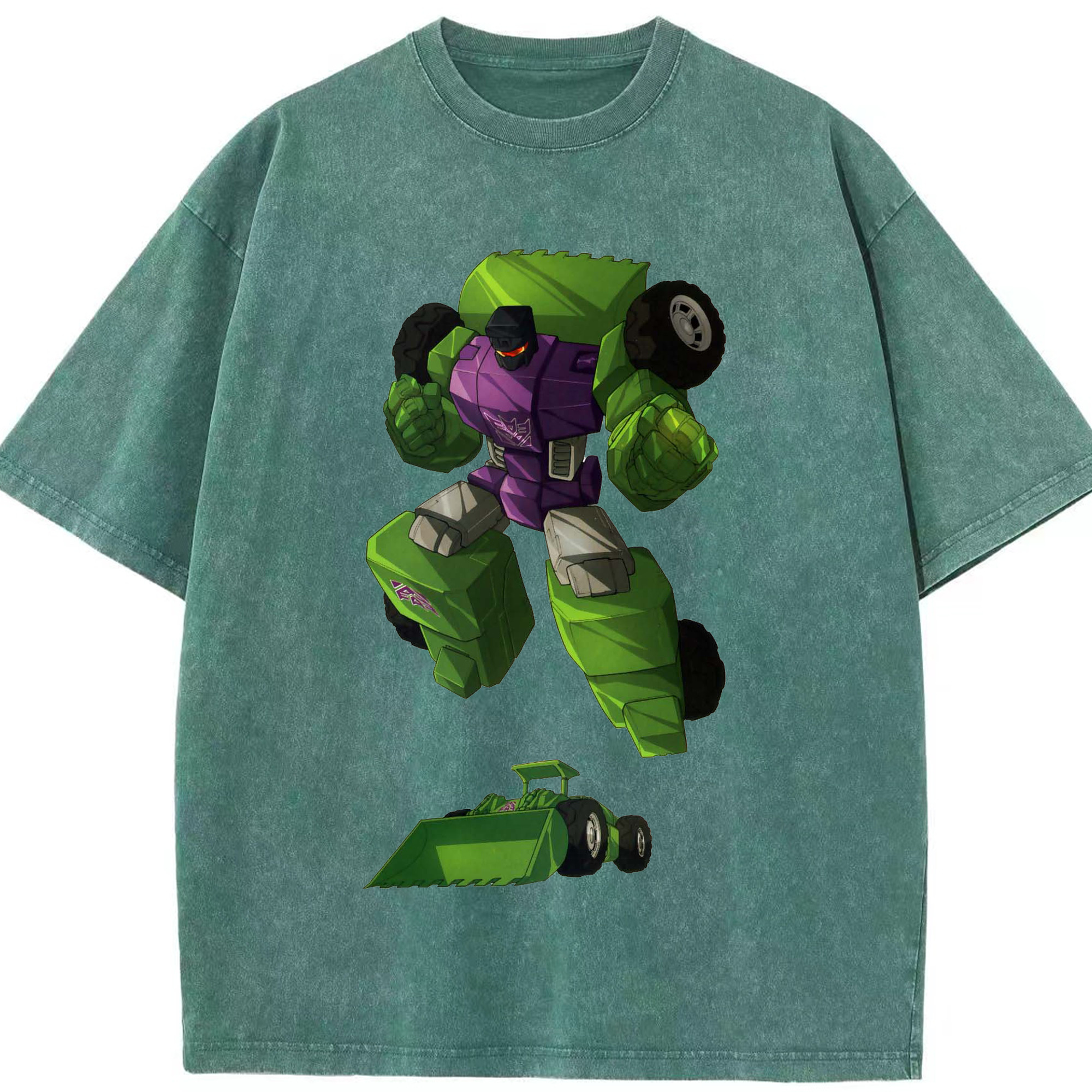 （画像用）  綿100% ヴィンテージ風 半袖Tシャツ（フロントプリント）